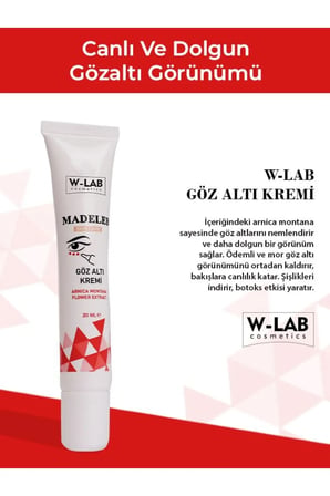 W-Lab Cosmetics  Madeleb Krem + Madeleb Göz Altı Krem Set