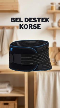 Ayarlanabilir Nefes Alabilir Ortopedik Unisex Bel Destek Korsesi