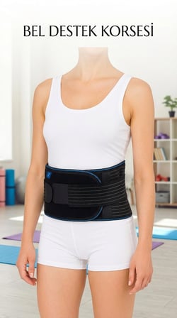 Ayarlanabilir Ortopedik Unisex Bel Destekli Çalışma Korsesi