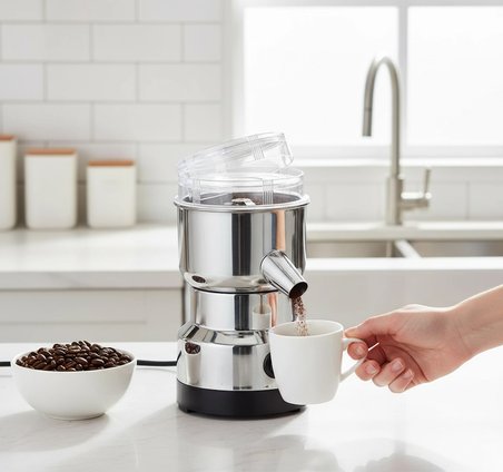 Kahve ve Baharat Öğütücü Makinesi 200W Kapasite Ev Kullanımı İçin
