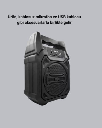 Taşınabilir Şarjlı Hoparlör – Bluetooth, TWS ve Uzun Pil Ömrü