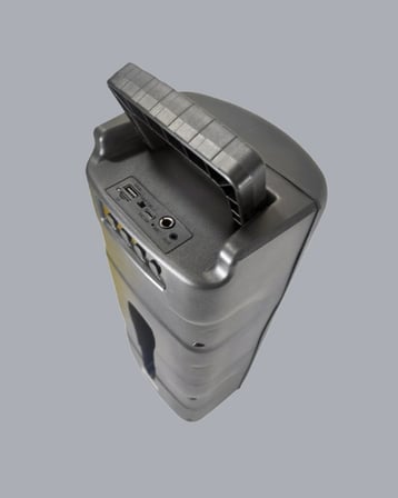 Şarjlı Işıklı Bluetooth Hoparlör | USB, AUX, TF Kart ve Radyo Destekli