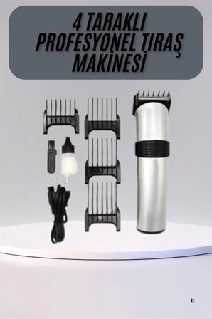 Hassas Ciltlere Özel Saç Sakal ve Vücut Kuaför Tipi Şarjlı Tıraş Makinesi
