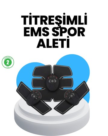 Eco Lounge EMS Kas Uyarici Masaj Cihazi Siyah Sıkılaştırıcı
