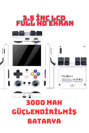 El Atarisi 3.5 UltraHd Ekran Gamepad Retro Atari PSP/PS1/NeoGeo Fıfa Gta 20.000 Games Oyun Konsolu