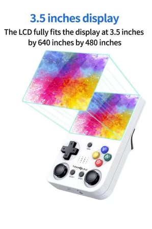 El Atarisi 3.5 UltraHd Ekran Gamepad Retro Atari PSP/PS1/NeoGeo Fıfa Gta 20.000 Games Oyun Konsolu