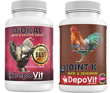 DEPOVİT Kümes Seti Joint k + Biocal Biotin Kalsiyum Tablet