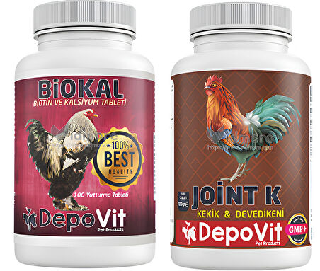 DEPOVİT Kümes Seti Joint k + Biocal Biotin Kalsiyum Tablet