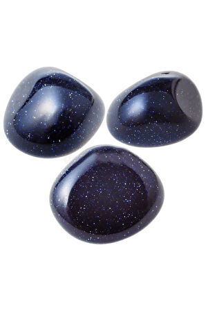 Sertifikalı Mavi Yıldız Taşı Doğal Taş Kütle (3 Adetli)