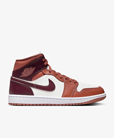 Nike Air Jordan 1 Mid Dusty Peach Night Maroon (W)