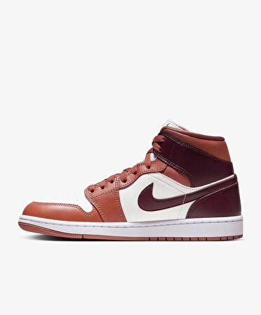 Nike Air Jordan 1 Mid Dusty Peach Night Maroon (W)