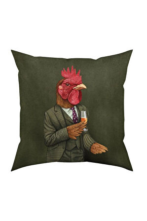 Mr. Cocherel Yastık/Kırlent (Dolgu Boncuk Elyaf, Ulusl. Yıkama Ve Solmama Sertifikası)