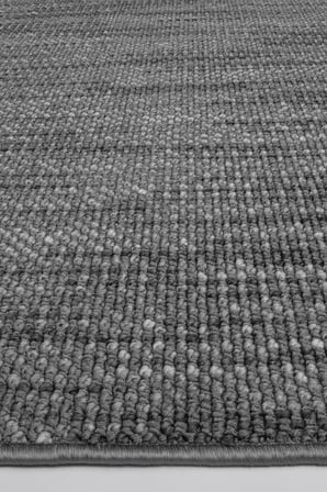 Enti Piana 1106 Antrasit Halı Kilim Kaymaz Taban Yıkanabilir Salon Mutfak Kesme Yolluk