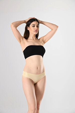 Miss Fit 12583 Lazer Kesim Silikonlu Slip