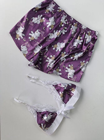 Şortlu Sexy Takım