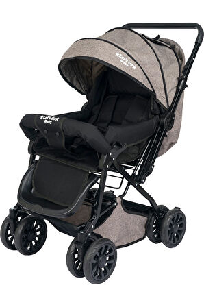 Berre Çocuk Ergonomik Bej Bebek Arabası