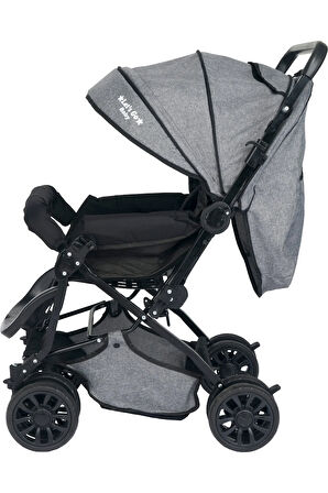Berre Çocuk Ergonomik Katlanabilir Dayanıklı Bebek Arabası Gri Bebek Puset