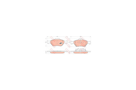 Toyota Yaris Ön Fren Balata (2005-2020) 1.0, 1.3, 1.5, 1.4 044650D050