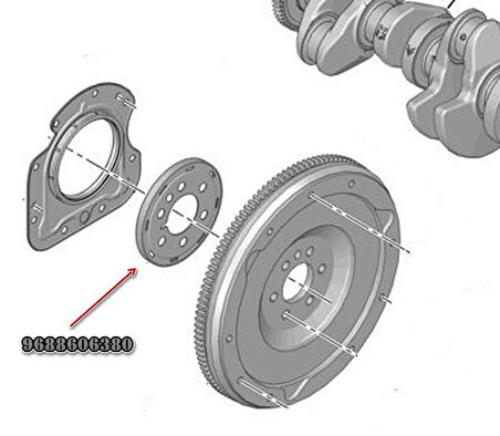 Citroen C-Elysee Grank Sensör (2012-2022) 1.2 VTI 9688606380