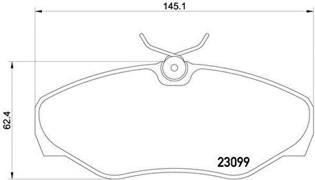 Opel Vivaro Ön Fren Balata (2002-2013) 1.9 DTI, 2.0 CDTI 7701054771