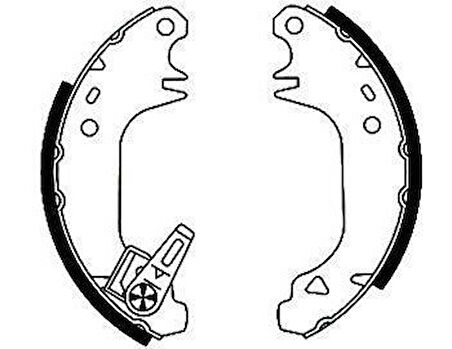 Renault R9 Arka Fren Balatasi (1989-2000) 1.4 7702127305