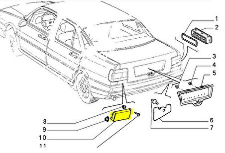 Fiat Tempra Sol Stop (1991-2001) 1.6 98800106