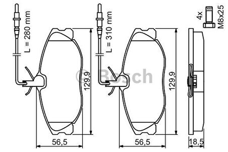 Peugeot 306 Ön Fren Balata (1999-2002) 2.0 425132