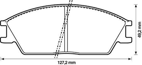 Hyundai Getz Ön Fren Balata (2002-2011) 1.6, 1.3, 1.4, 1.5 CRDI 5810122A10