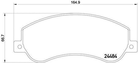Volkswagen Amarok Ön Fren Balata (2010-2020) 2.0 TDI 6C112K021A1E