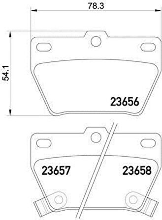 Toyota Rav4 Arka Fren Balatasi (2000-2004) 2.0 0446642020
