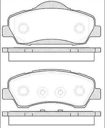 Citroen C-Elysee Ön Fren Balata (2012-2022) 1.2 VTI 1608691380