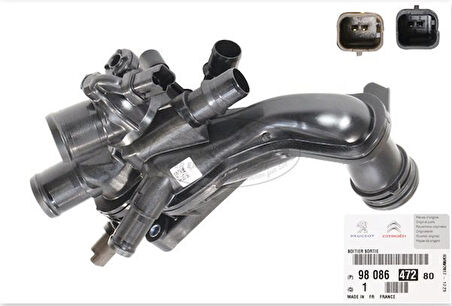 Citroen C5 Termostat (2008-2015) 1.6 L THP 9808647280