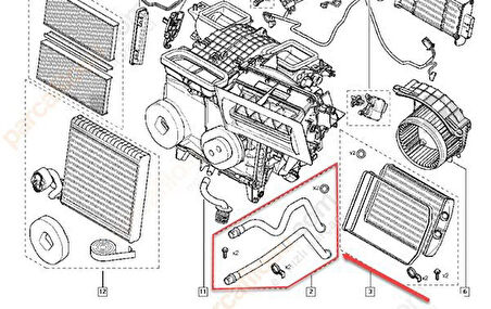 Renault Kangoo Kalorifer Borusu (2007-2021) 1.5 DCI 7701209820