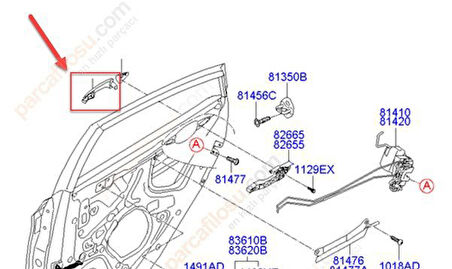 Hyundai Accent Kapi Kolu Ön Diş (2011-2017) 1.4, 1.6 CRDI 826611R050