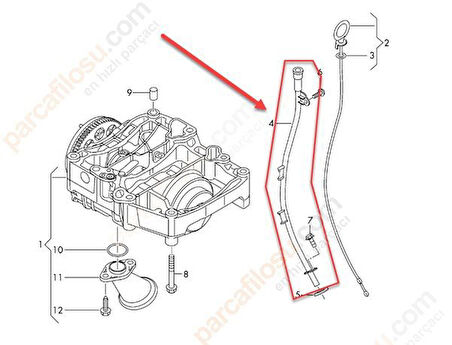 Seat İbiza Yağ Çubuğu (2016-2017) 1.4 TDI 04B115601C