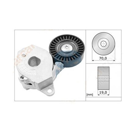 Toyota Corolla Alternatör Gergisi Komple (2013-2019) 1.3 1662047030