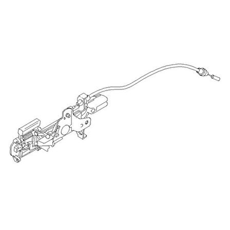  Connect Arka Kapi Kolu İç (2002-2009) 1.8 L TDCI 2T14V224A37CK