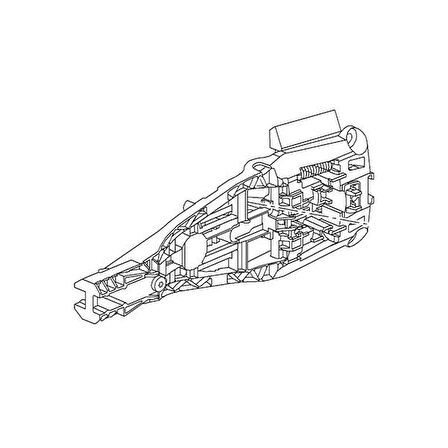 Opel İnsignia Kapi Kolu Ön Diş (2013-2018) 1.4, 1.6, 2.0 CDTI, 1.6 SİDİ, 1.6 CDTI 13580550