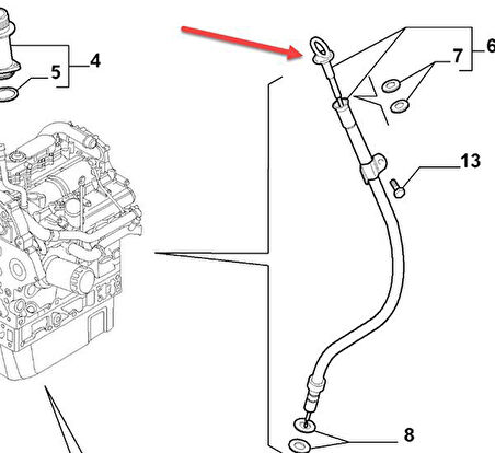 Fiat Ducato Yağ Çubuğu (2006-2015) 2.3 DCI 504092162