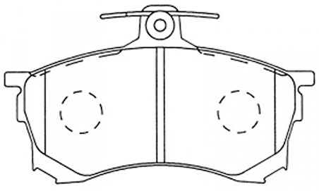Mitsubishi Carisma Ön Fren Balata (1996-2005) 1.6 MR475458