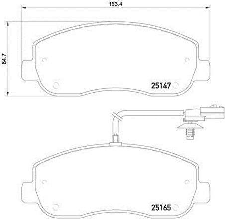 Renault Master Ön Fren Balata (2008-2023) 2.3 DCI 410604386R