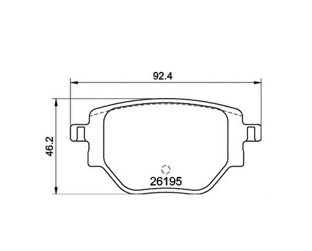 Opel Corsa Arka Fren Balatasi (2019-2023) 1.5 HDI 1664737180