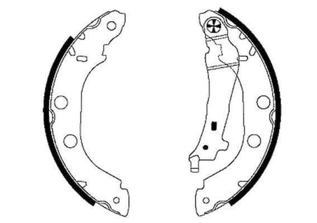 Renault Kangoo Arka Fren Balatası (1998-2011) 7701208063 0986487699 1.9, 1.4, 1.5 DCI