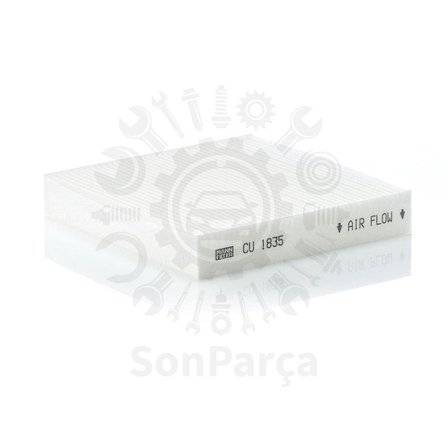 Honda Jazz Polen Filtresi (2002-2011) 80291SAAE01 CU1835 1.4