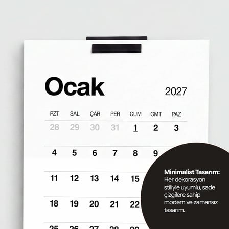 Domirus PlanCORE™ Wall Bracket Duvar Takvimi Askı Aparatı