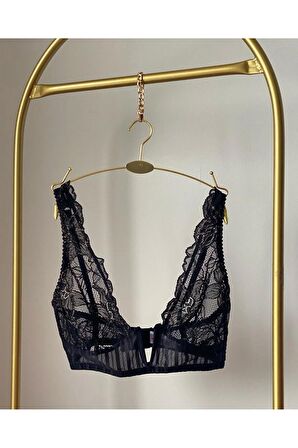 BRALET SİYAH DANTELLİ Beden 90B Renk SİYAH