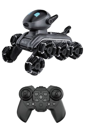 Uzaktan Kumandalı Akıllı Robot Köpek Oyuncak Jest Kontrollü Drift Yapan Işıklı Sesli Akrobatik Stunt