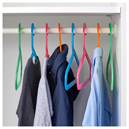 IKEA BAGİS 8 ADET ÇOCUK GİYSİ ASKI - ELBİSE ASKISI