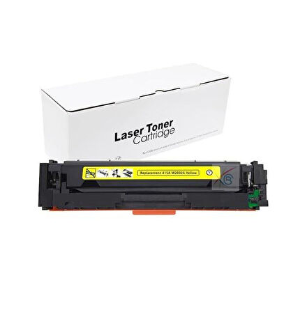 HP UYUMLU W2032A (415A) ÇİPLİ SARI MUADİL TONER