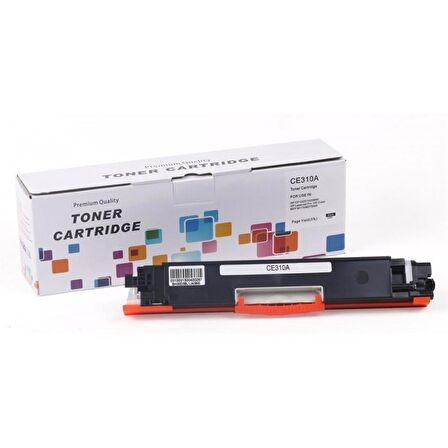 HP Uyumlu CE310A,CF350A & CANON Uyumlu CRG-729 Siyah Toner